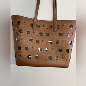 Michael Kors Empire Logo Leather Tote!